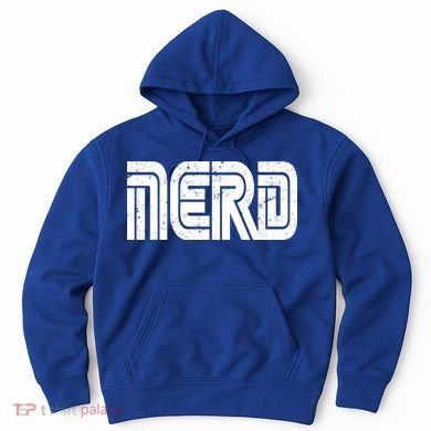 Retro Nerd Gamer Logo Hoodie