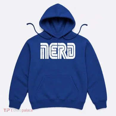 Retro Nerd Gamer Logo Hoodie