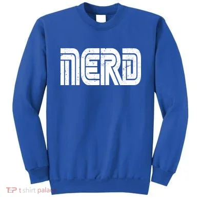 Retro Nerd Gamer Logo Sweatshirt