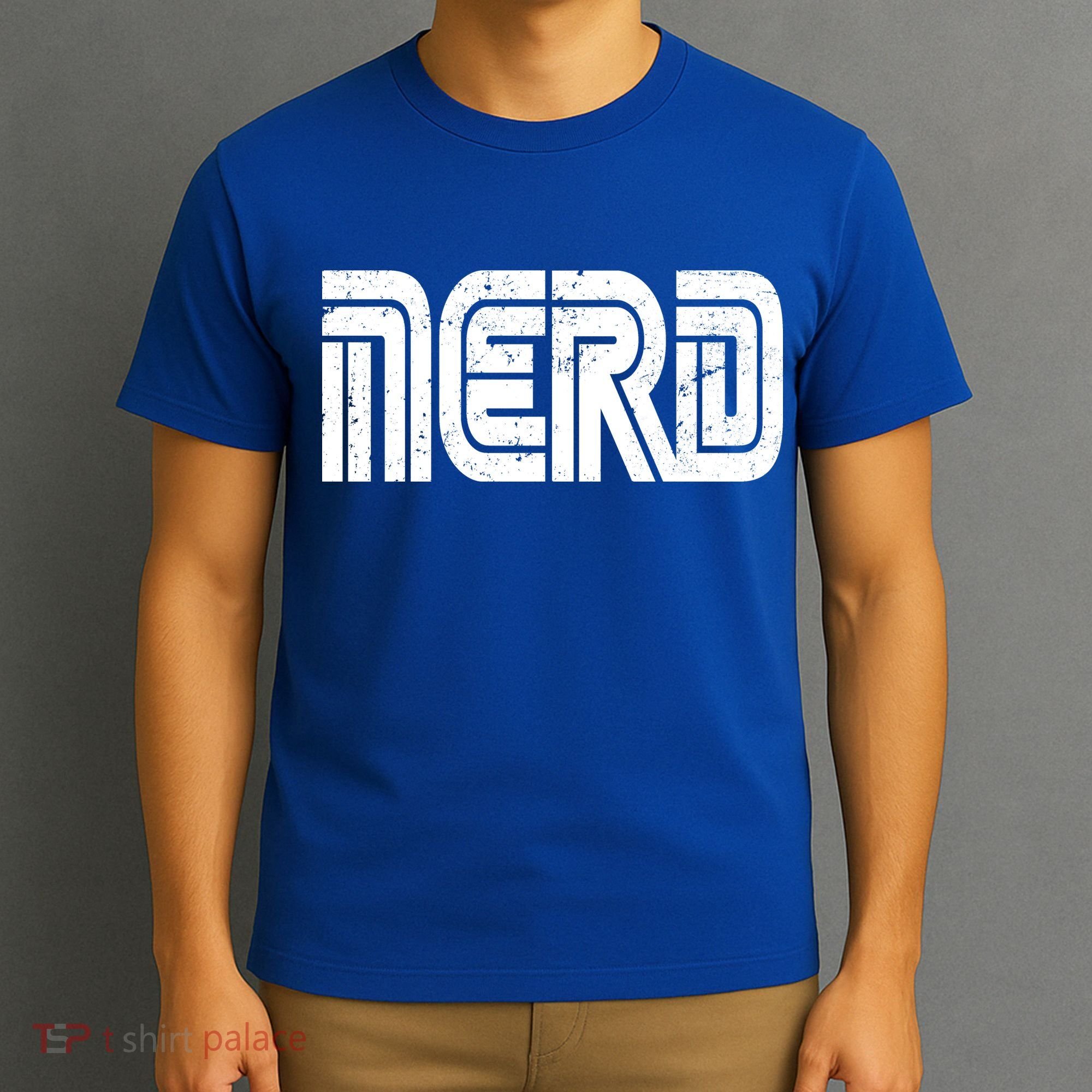 Retro Nerd Gamer Logo T-Shirt