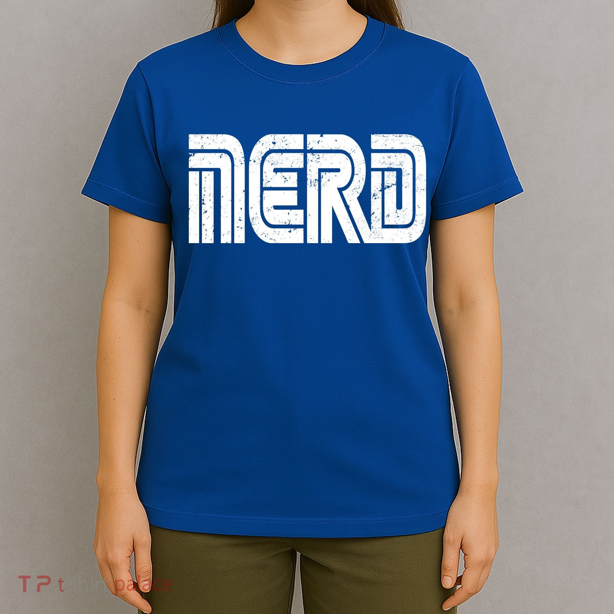 Retro Nerd Gamer Logo T-Shirt