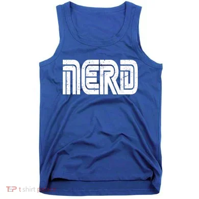 Retro Nerd Gamer Logo Tank Top