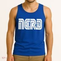 Retro Nerd Gamer Logo Tank Top thumb 3