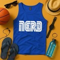 Retro Nerd Gamer Logo Tank Top thumb 4