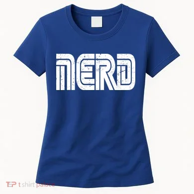 Retro Nerd Gamer Logo Women's T-Shirt