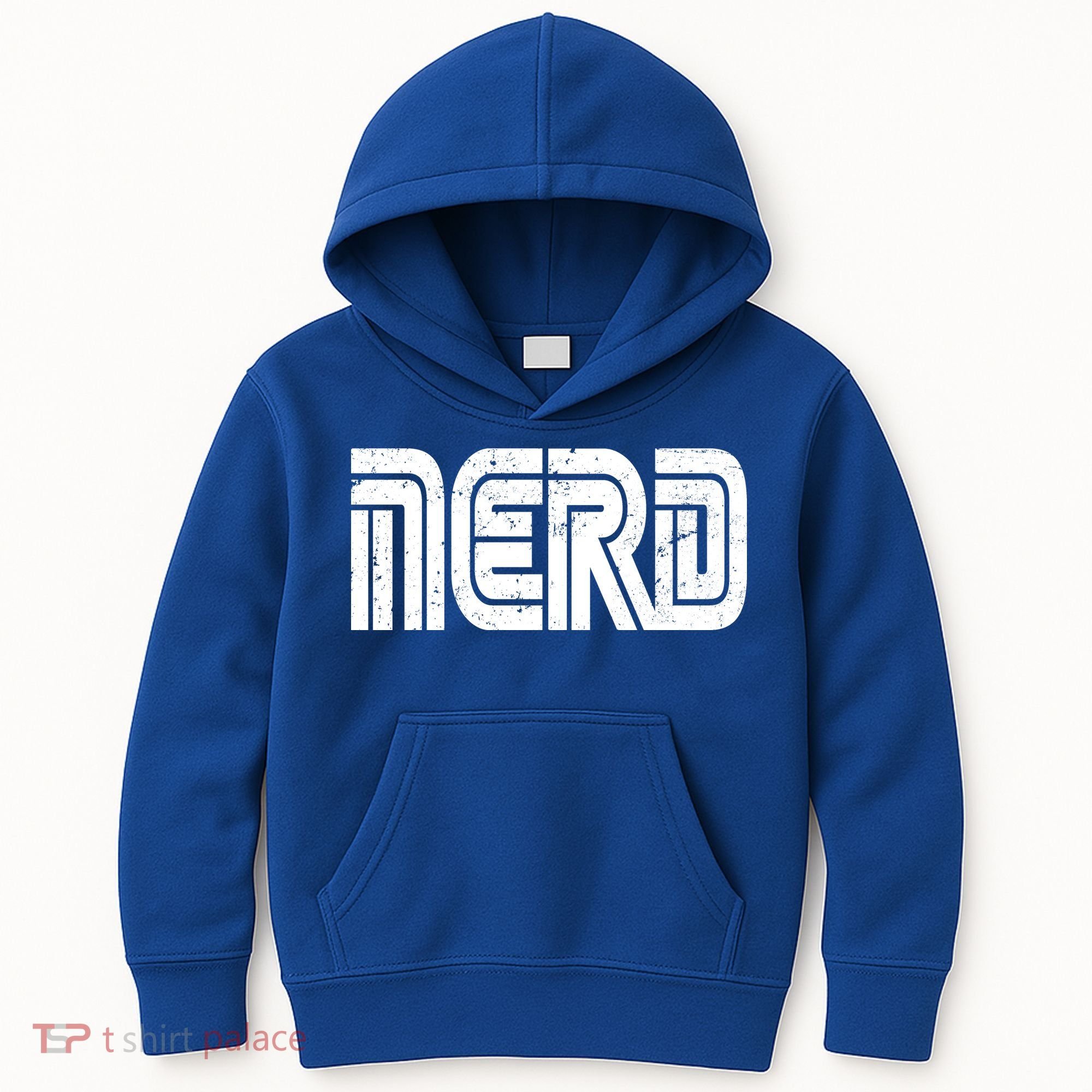 Retro Nerd Gamer Logo Kids Hoodie