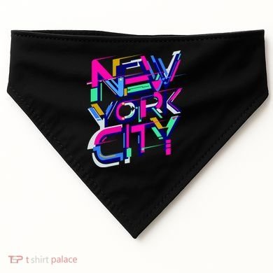 Retro New York City USA-Made Doggie Bandana