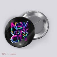 Retro New York City Button thumb 0