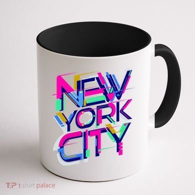 Retro New York City Coffee Mug back
