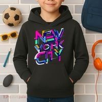 Retro New York City Kids Hoodie thumb 2