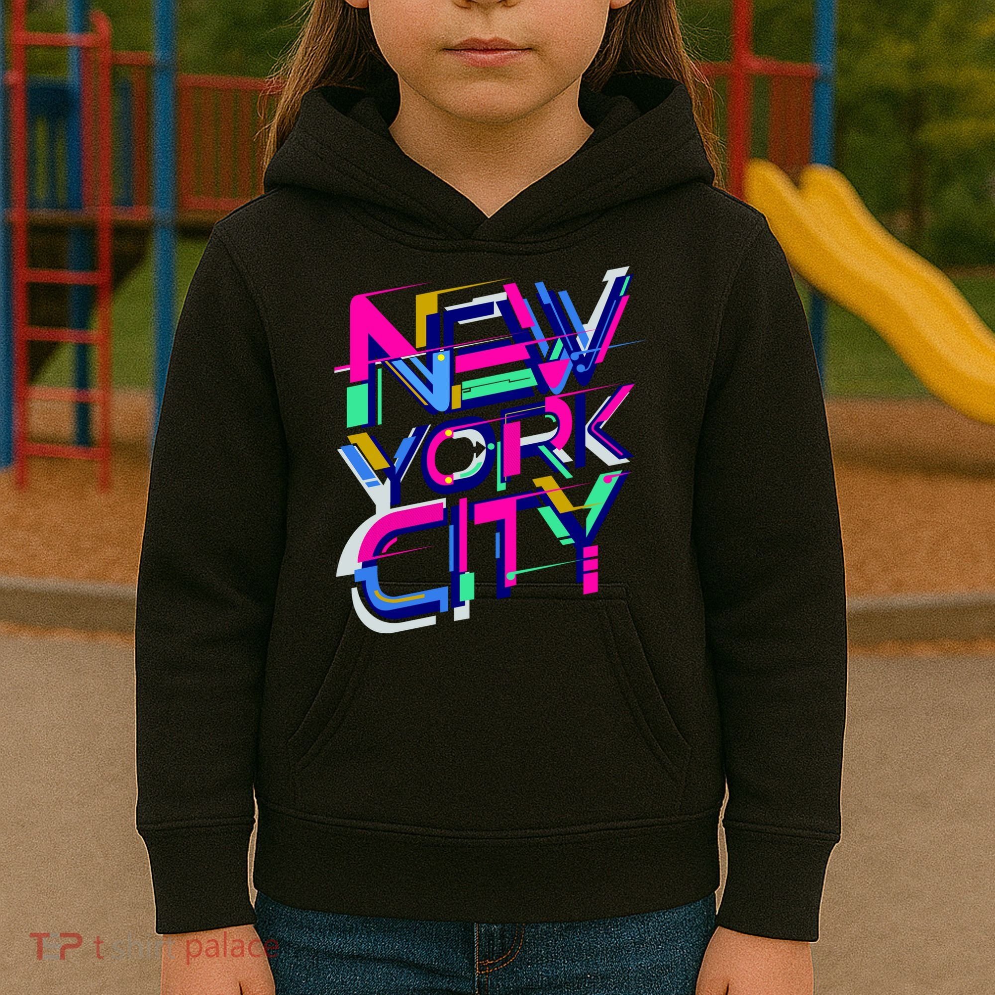 Retro New York City Kids Hoodie