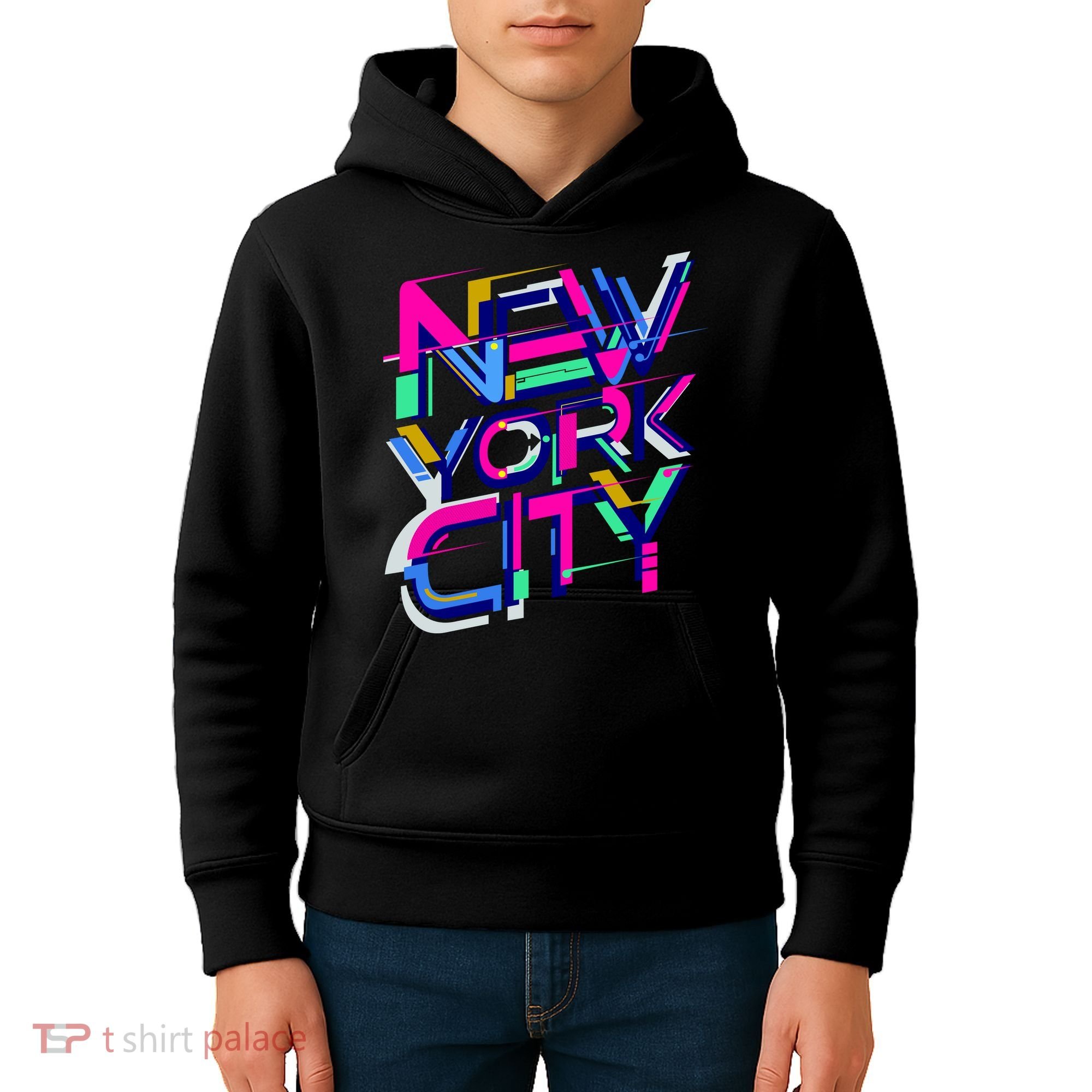 Retro New York City Kids Hoodie