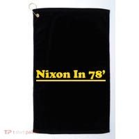 Retro Nixon In 78' For President 1978 USA Golf Towel thumb 0