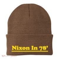 Retro Nixon In 78' For President 1978 USA Beanie thumb 0