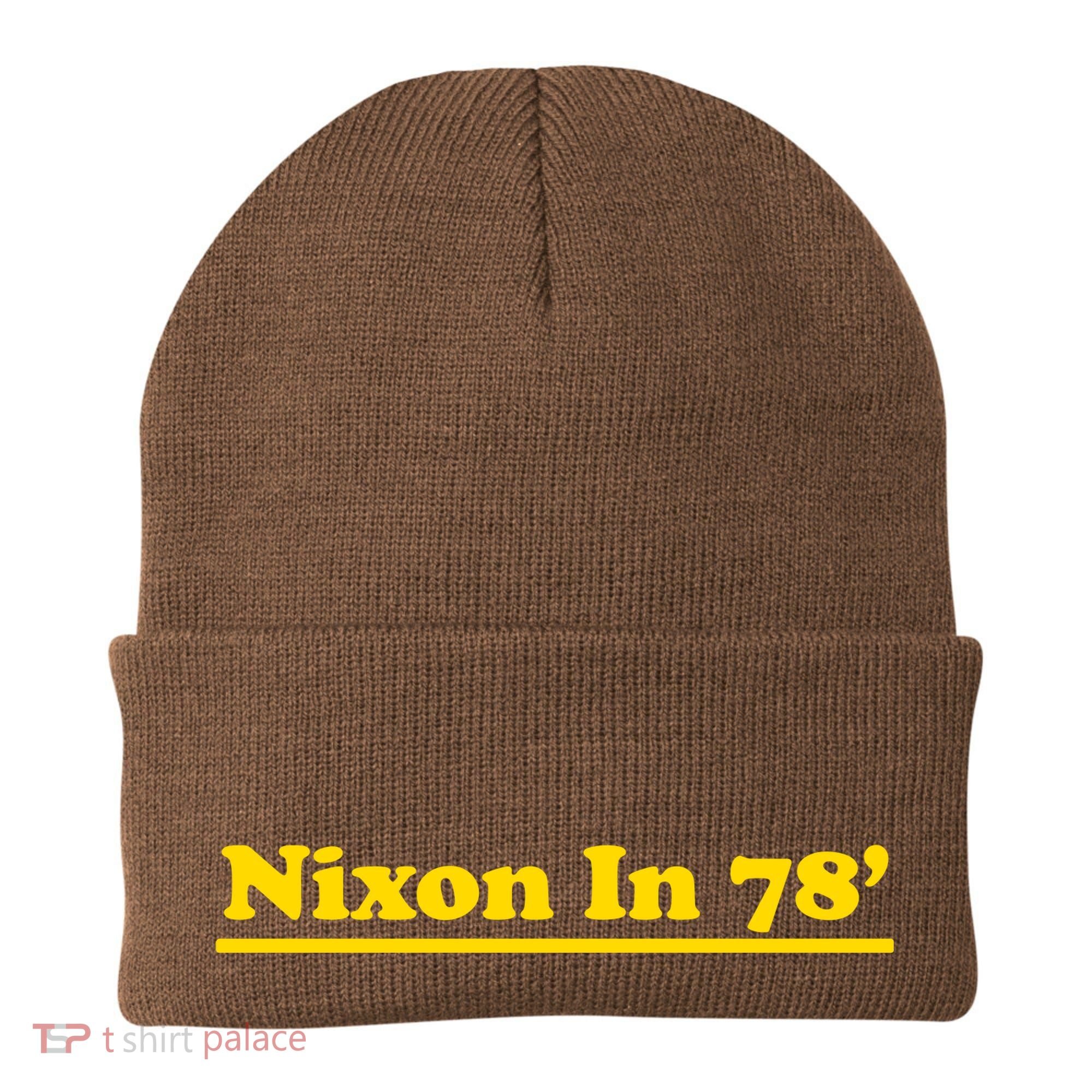 Retro Nixon In 78' For President 1978 USA Beanie