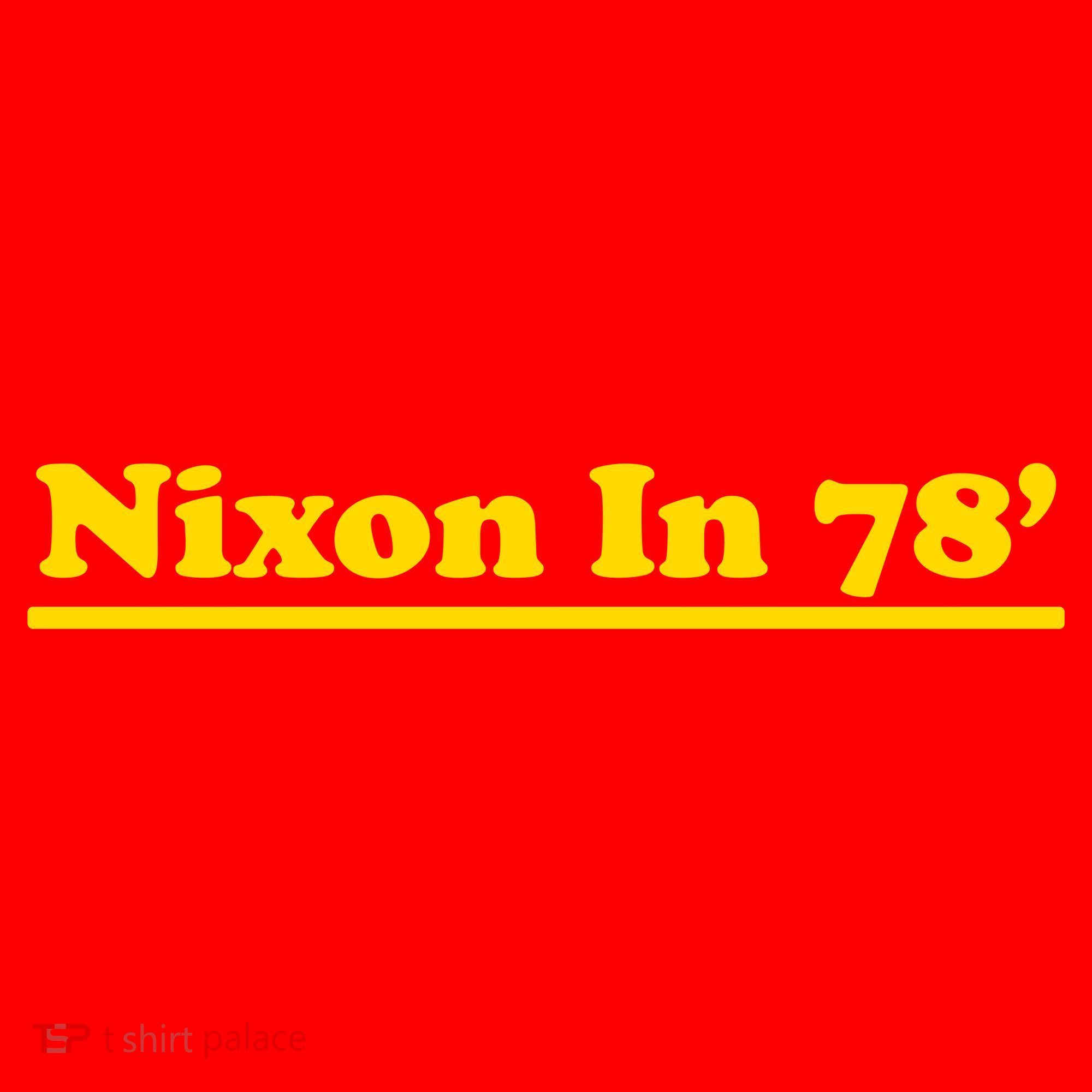 Retro Nixon In 78' For President 1978 USA Santa Hat