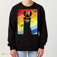 Retro No Drama Llama Women's Sweatshirt thumb 0