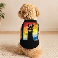 Retro No Drama Llama Doggie Tank thumb 2