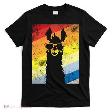 Retro No Drama Llama T-Shirt