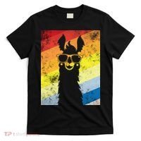 Retro No Drama Llama T-Shirt thumb 0