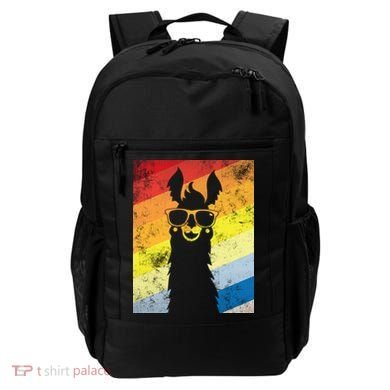 Retro No Drama Llama Backpack