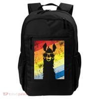 Retro No Drama Llama Backpack thumb 0
