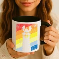 Retro No Drama Llama Coffee Mug thumb 3