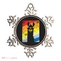 Retro No Drama Llama Ornament thumb 0