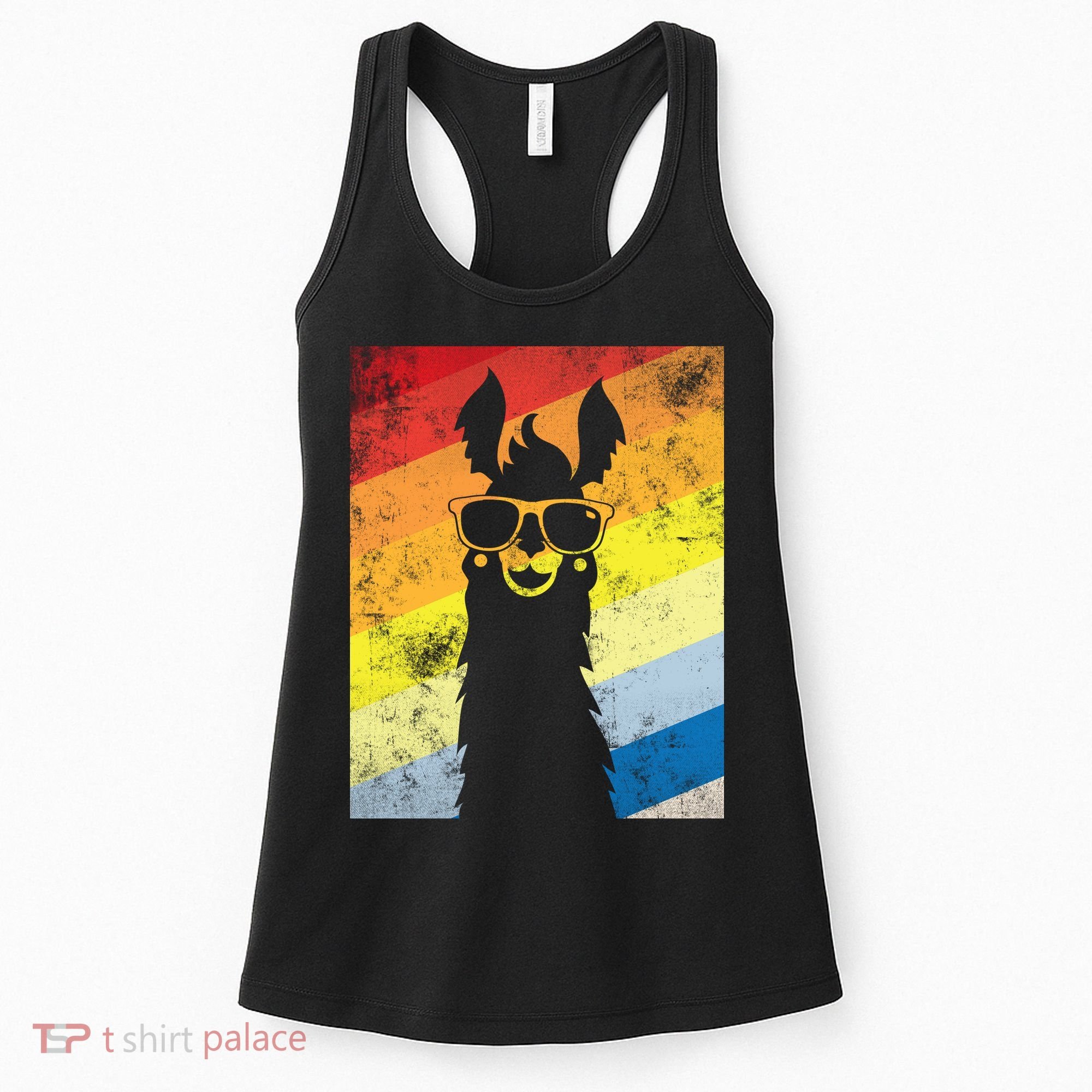 Retro No Drama Llama Women's Tank Top
