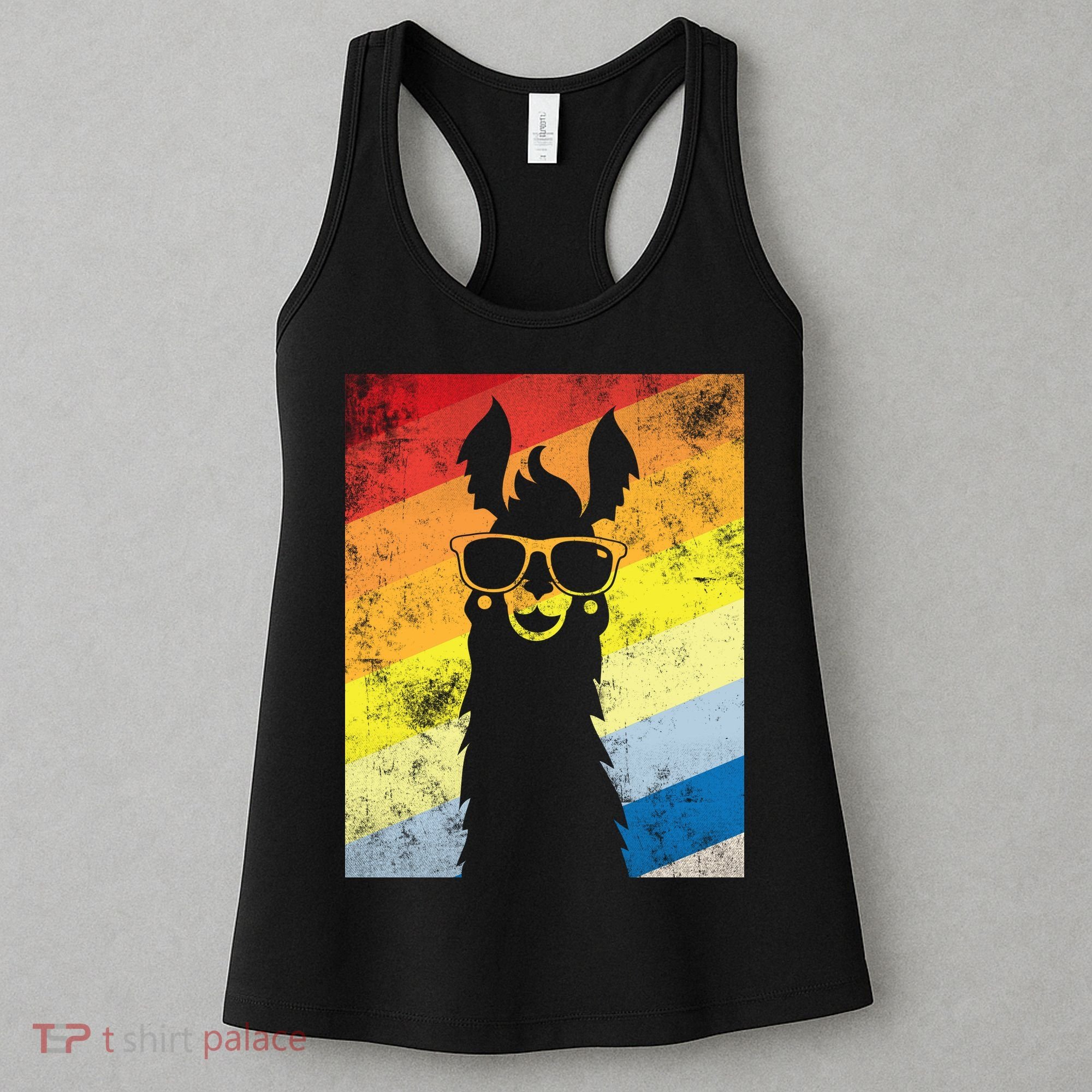 Retro No Drama Llama Women's Tank Top