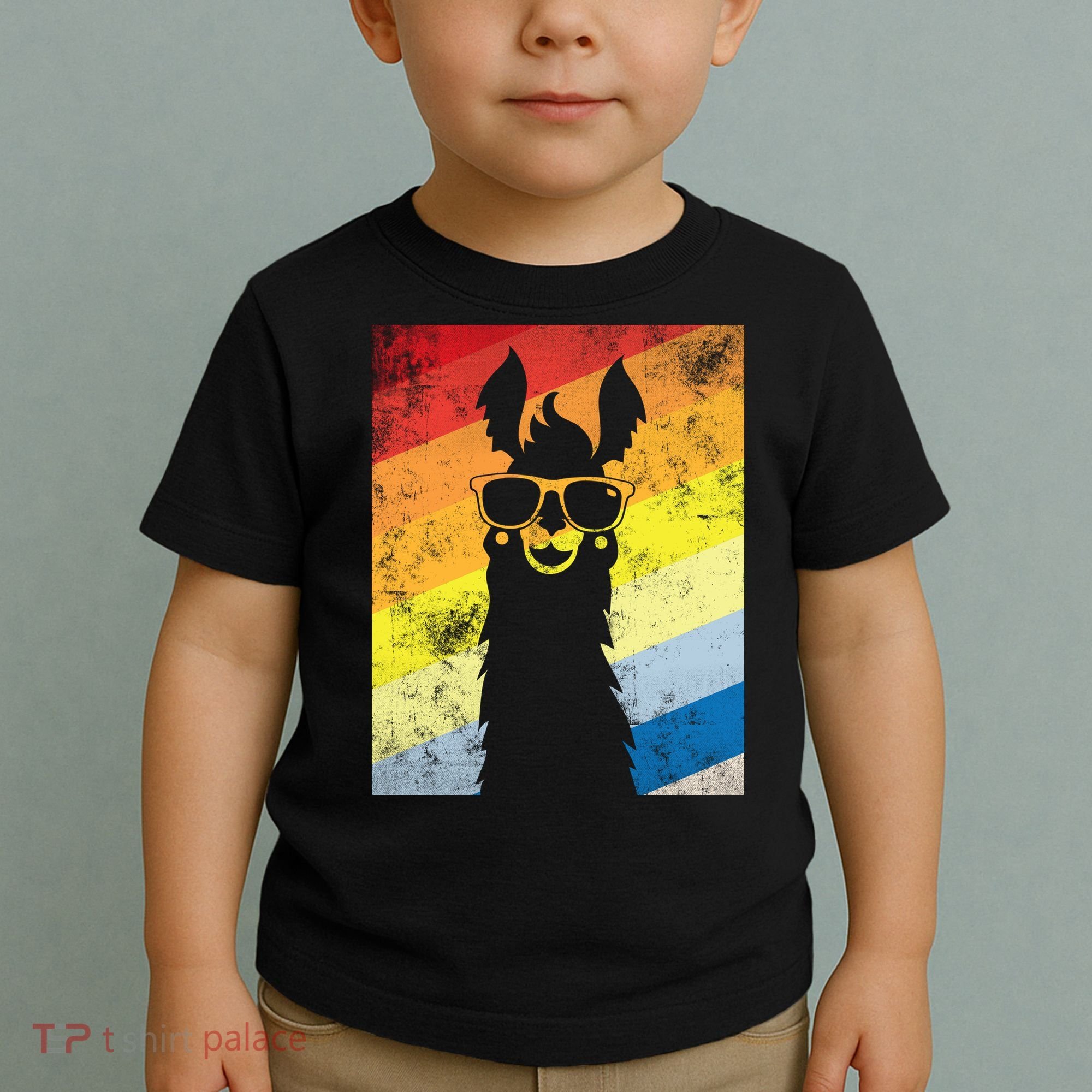 Retro No Drama Llama Toddler T-Shirt