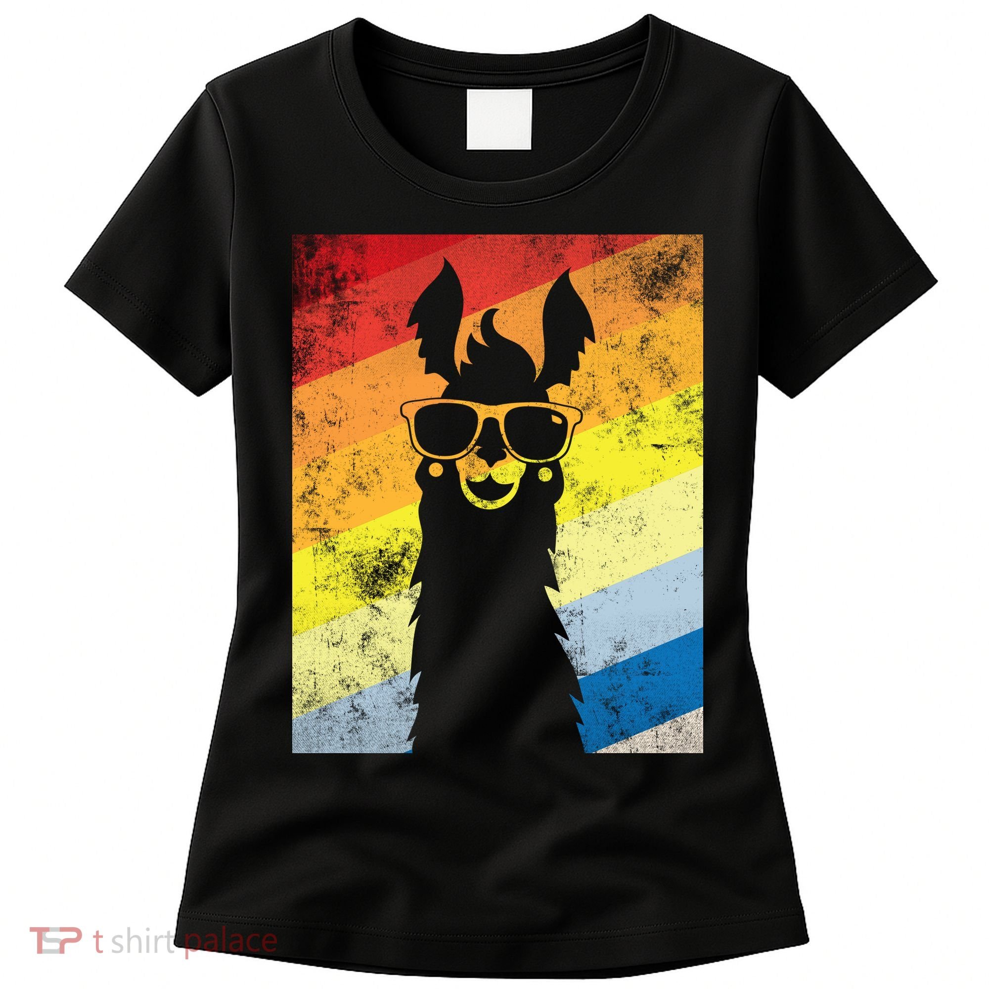 Retro No Drama Llama Women's T-Shirt