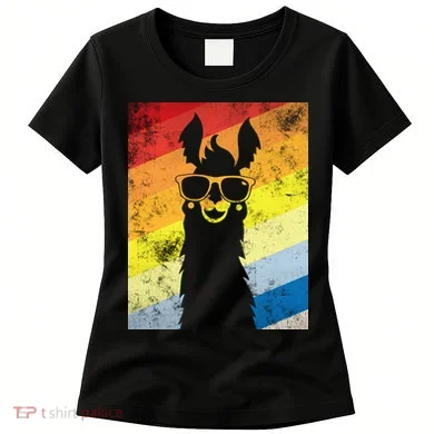 Retro No Drama Llama Women's T-Shirt