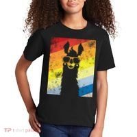 Retro No Drama Llama Kids T-Shirt thumb 2