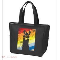 Retro No Drama Llama Tote Bag thumb 3