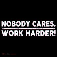 Retro Nobody Cares Work Harder Distressed Backpack thumb 2