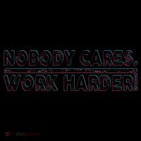 Retro Nobody Cares Work Harder Distressed 16oz Travel Tumbler thumb 2