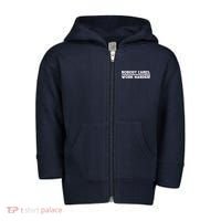 Retro Nobody Cares Work Harder Distressed Toddler Zip Fleece Hoodie thumb 0