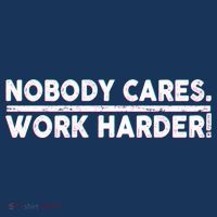 Retro Nobody Cares Work Harder Distressed Kids Long Sleeve Shirt thumb 2