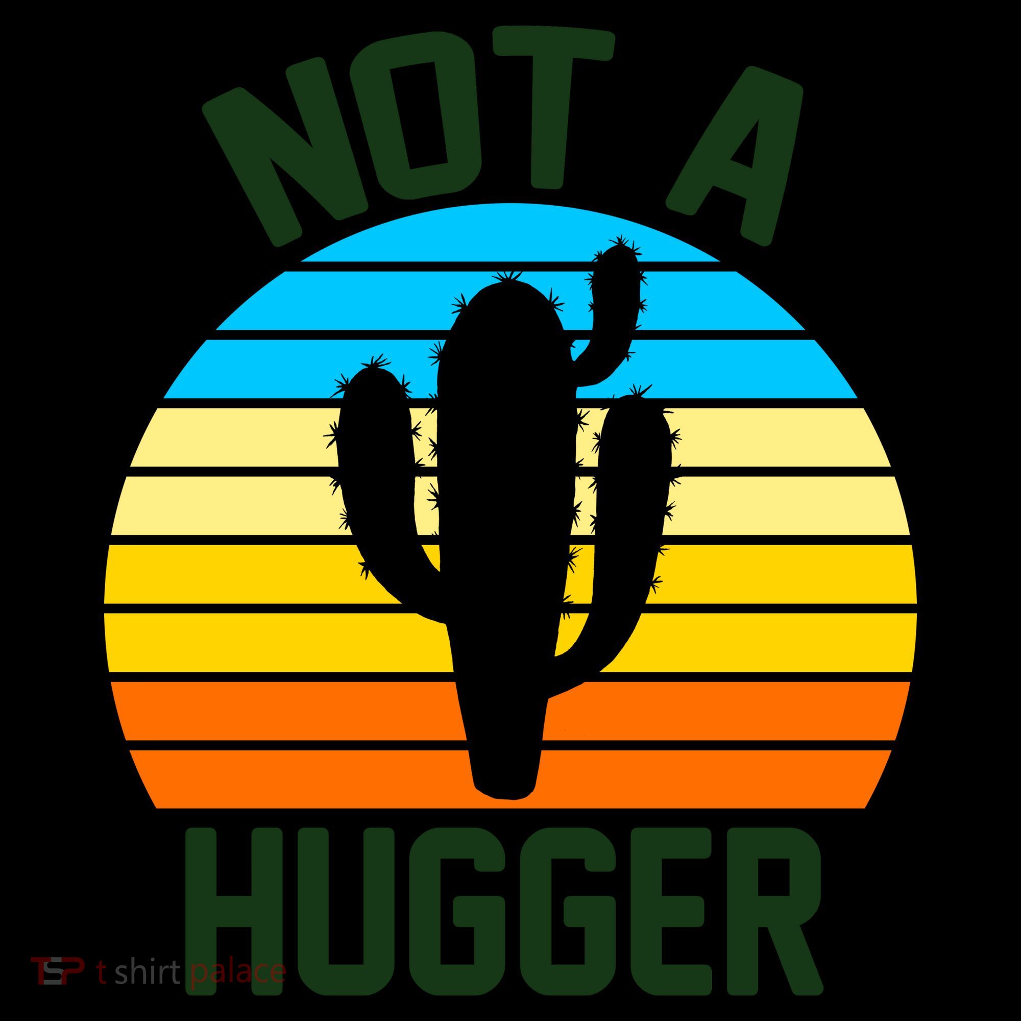 Retro Not A Hugger Funny Coffee Mug