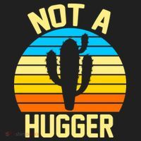 Retro Not A Hugger Funny Hat thumb 2