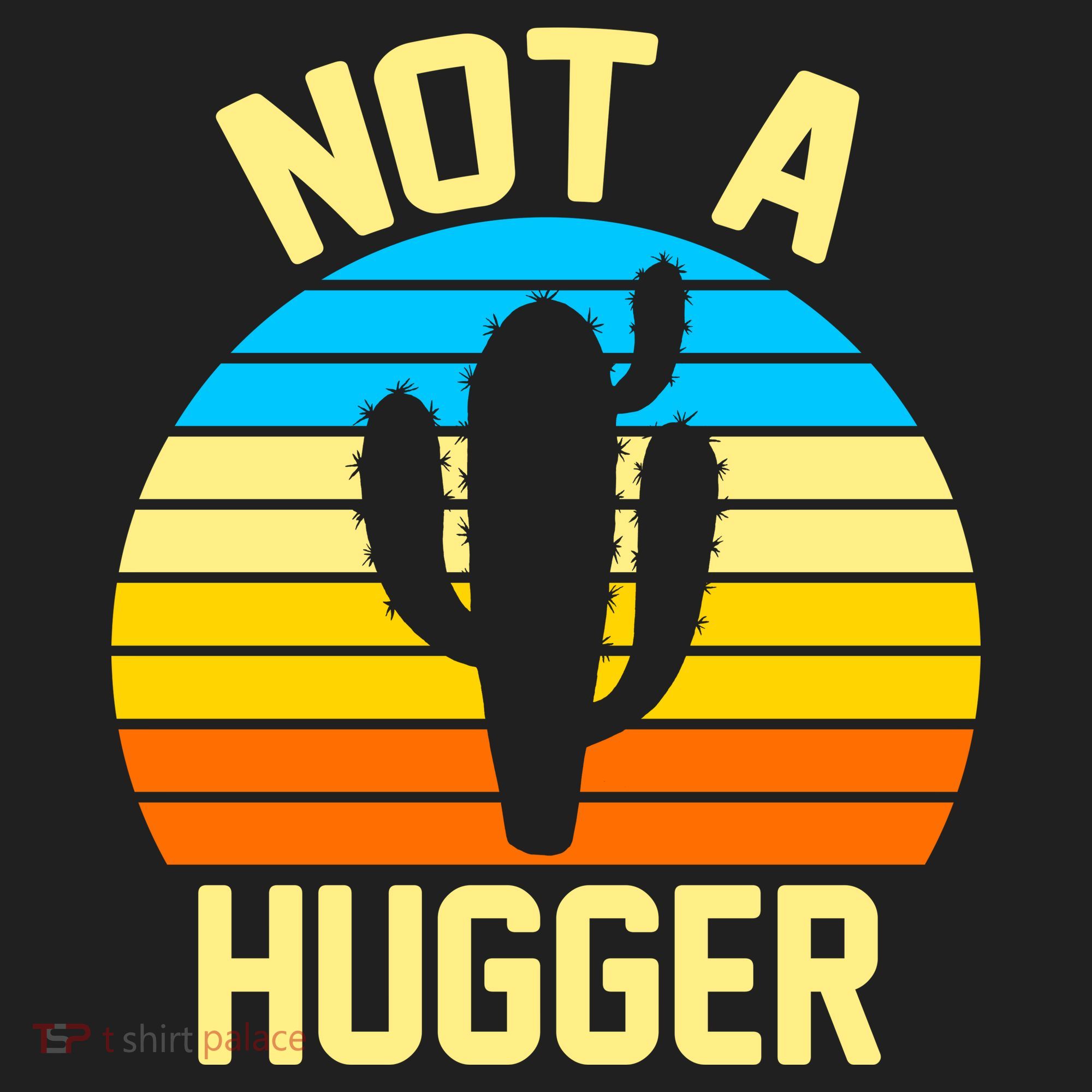 Retro Not A Hugger Funny Hat