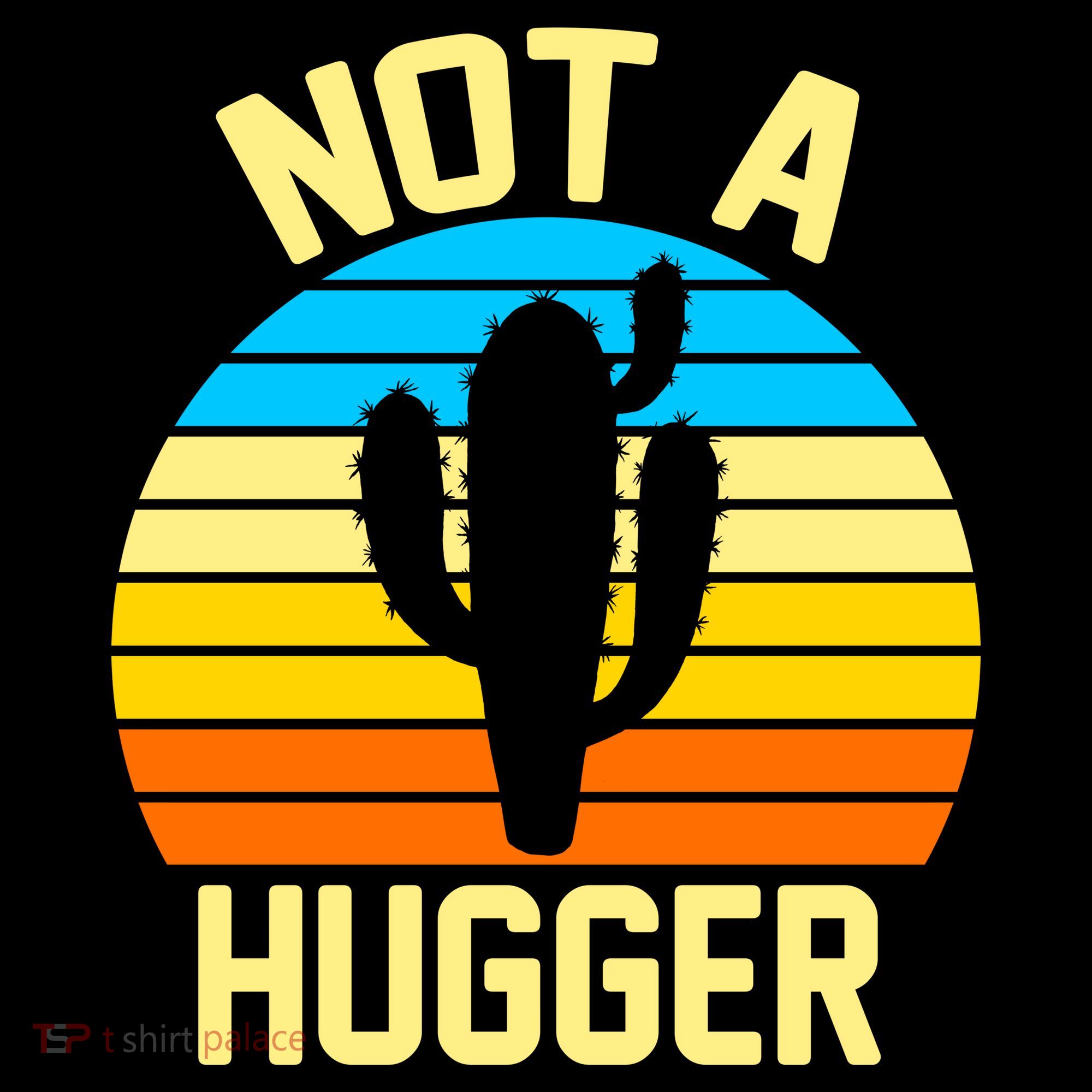 Retro Not A Hugger Funny Tank Top