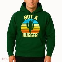 Retro Not A Hugger Funny Hoodie thumb 2