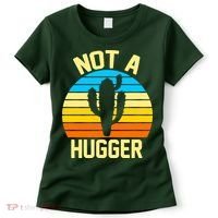 Retro Not A Hugger Funny Women's T-Shirt thumb 0