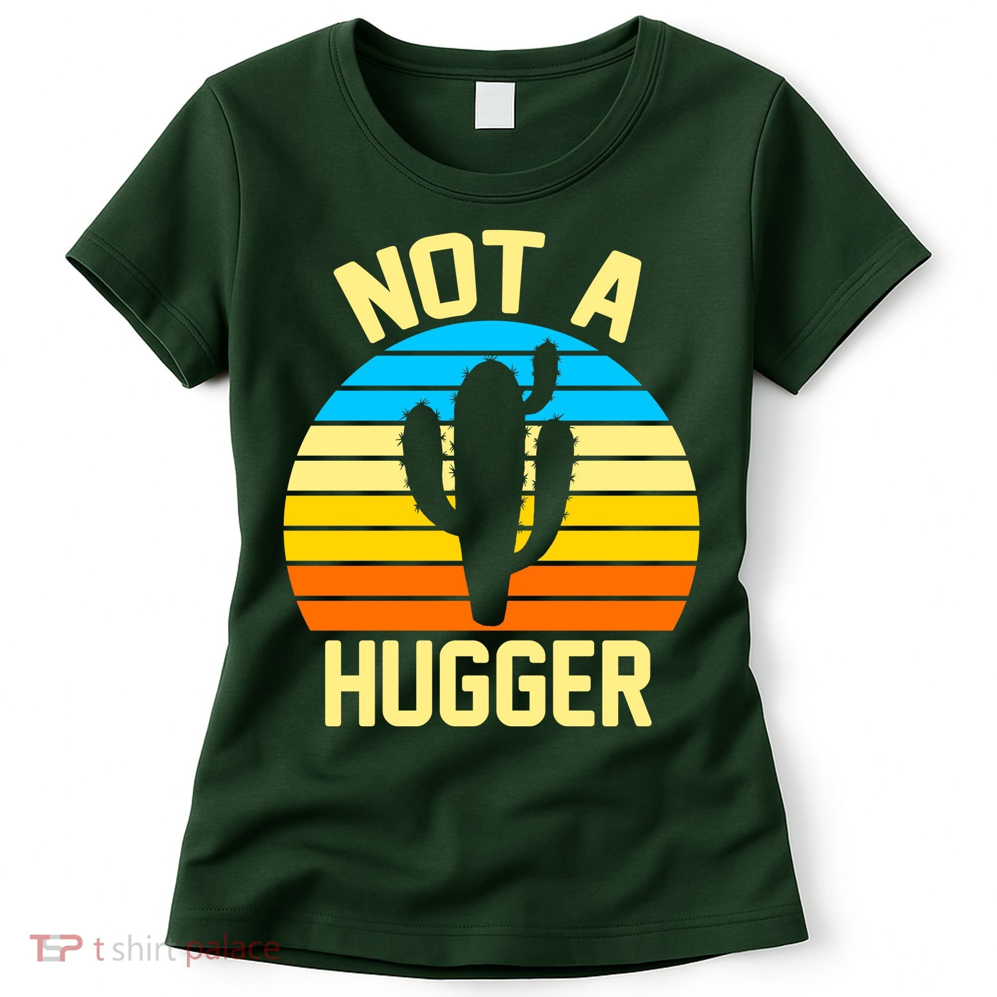 Retro Not A Hugger Funny Women's T-Shirt