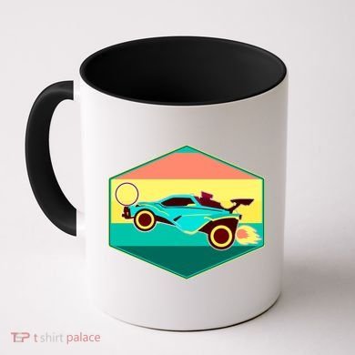 Retro Octane Rocket Soccer Vintage Coffee Mug