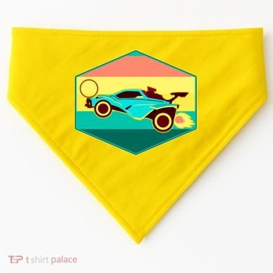 Retro Octane Rocket Soccer Vintage USA-Made Doggie Bandana