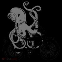 Retro Octopus Bike Coffee Mug thumb 5