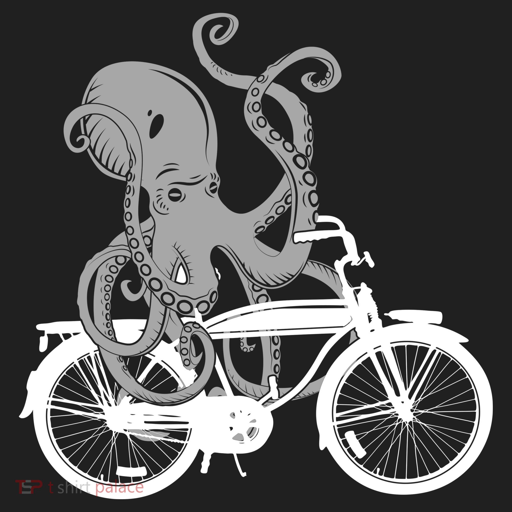 Retro Octopus Bike Beanie